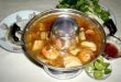 ឆ្នាំងភ្លើងគ្រឿងសមុទ្រនិងផ្អកត្រី – ម្ហូបខ្មែរ