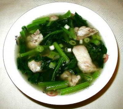សម្លស្ពៃយូឆយសាច់មាន់ – ម្ហូបខ្មែរ