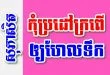 កុំប្រដៅក្រពើឲ្យហែលទឹក – សុភាសិតខ្មែរអធិប្បាយ
