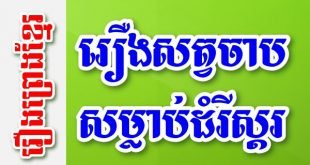 រឿងសត្វចាបសម្លាប់ដំរីស្តរ – រឿងព្រេងខ្មែរ